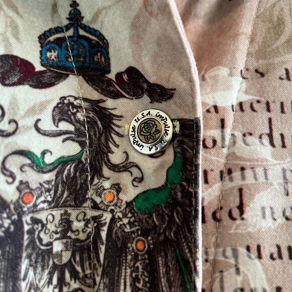 Vintage Impulse California size M jacket ornate buttons. - Picture 5 of 6